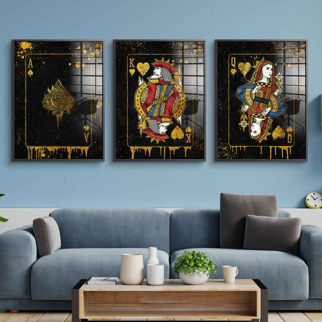 Gold Card - Acrylglas 3x