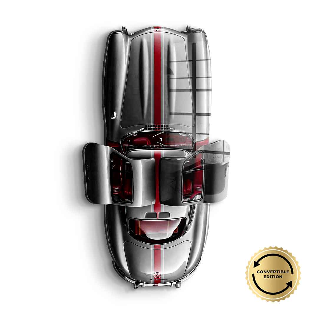 Wall sculpture Mercedes-Benz 300 SL Gullwing - acrylic glass