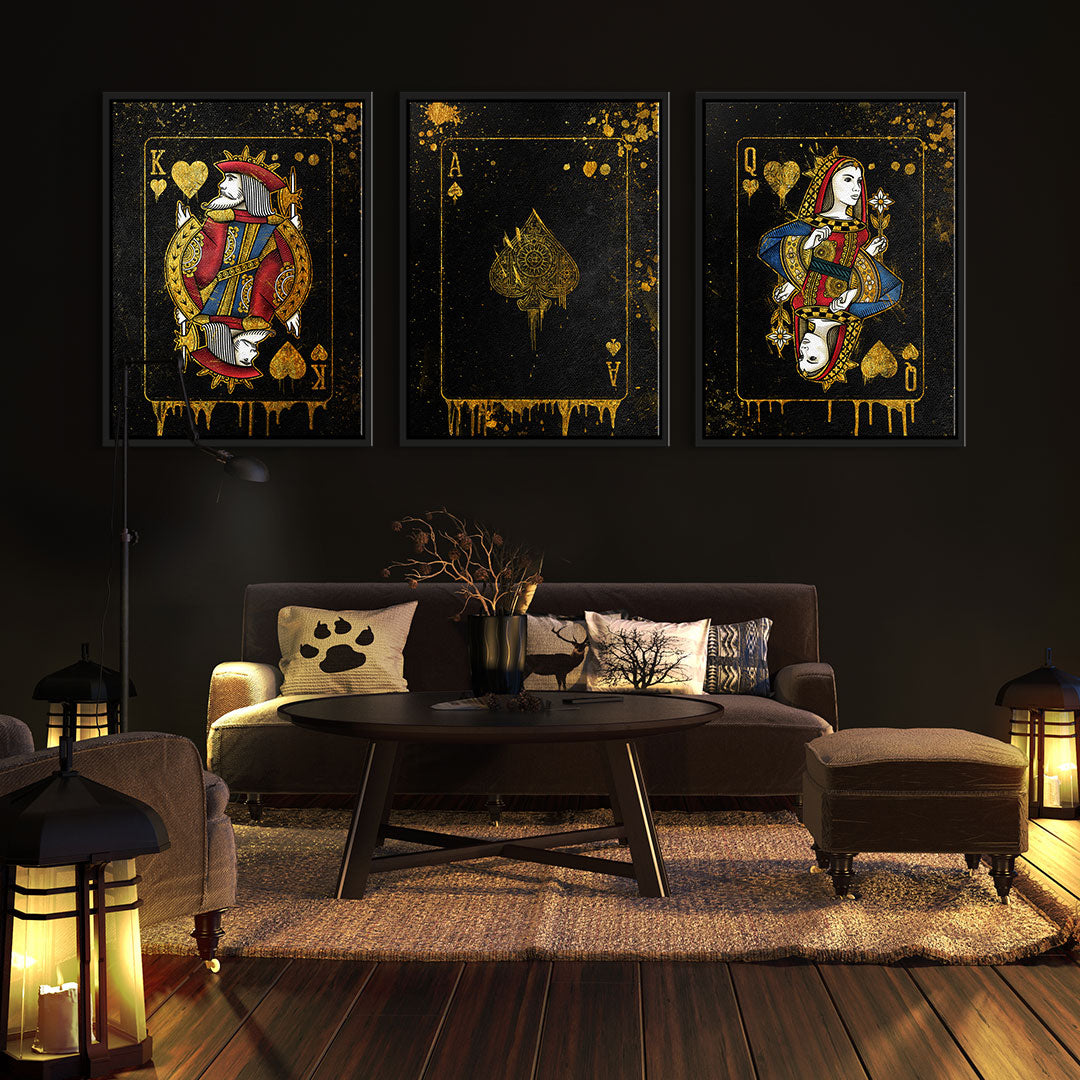 Gold Card - Leinwand 3x