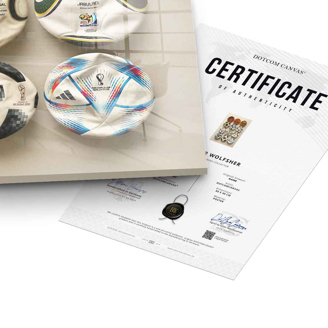 Flat World Cup Ball collection - Acrylic glass