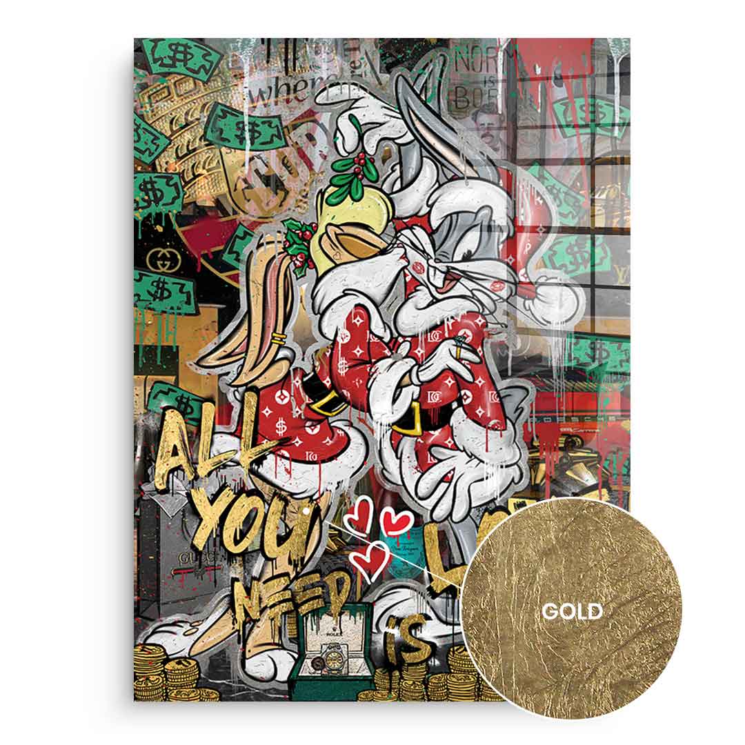 Lovely Bunny - Blattgold