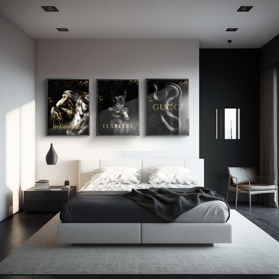 Luxury Gold Animals - Blattgold 3x