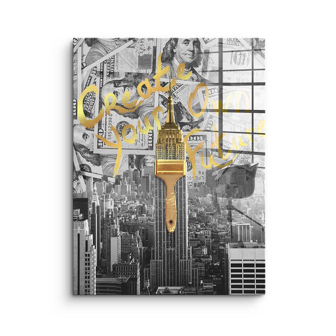 Entrepreneur Grey Gold - Acrylic glass 3x