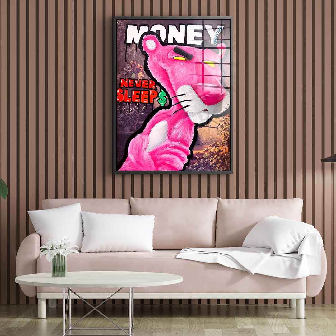 Money Panther - Acrylglas