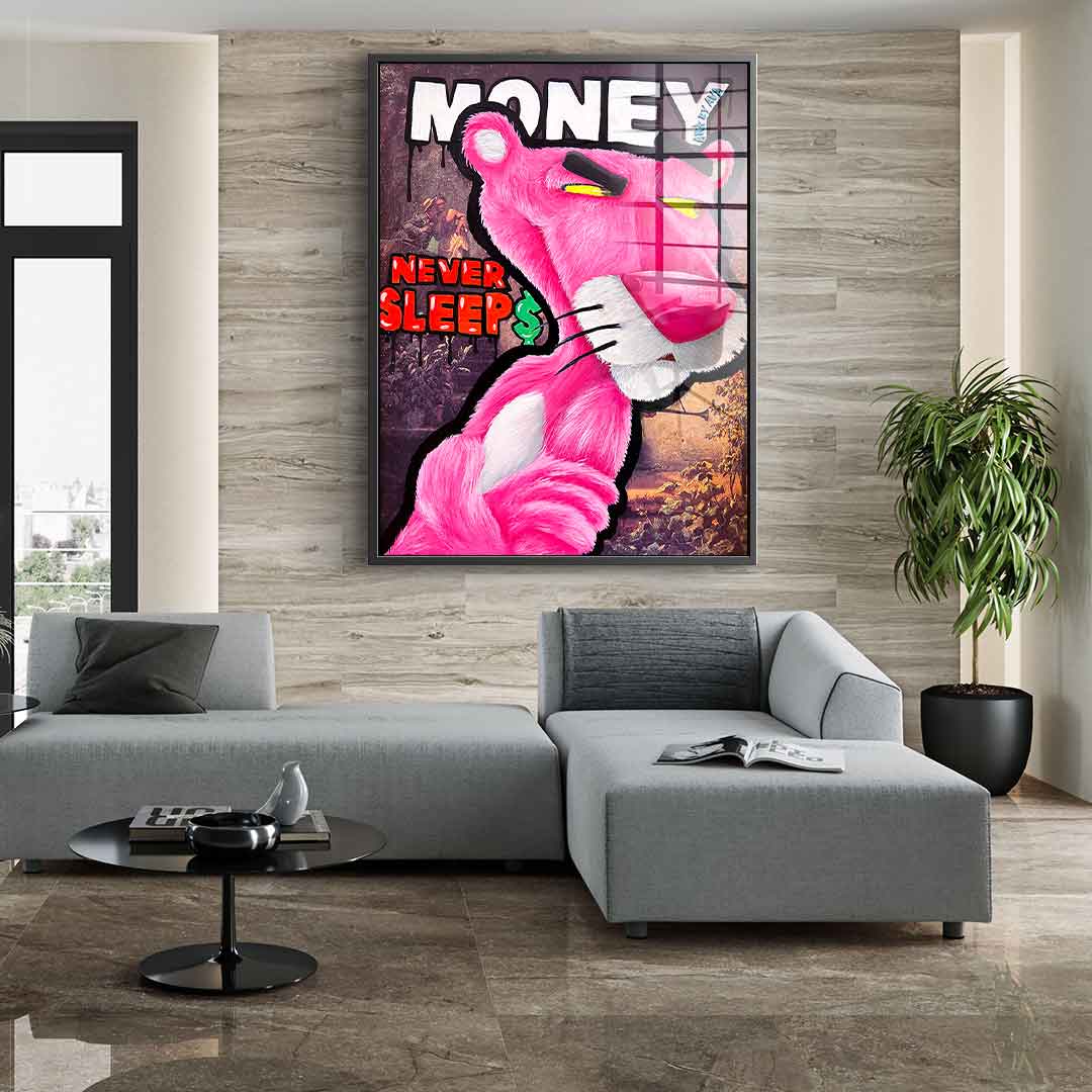 Money Panther - Acrylglas