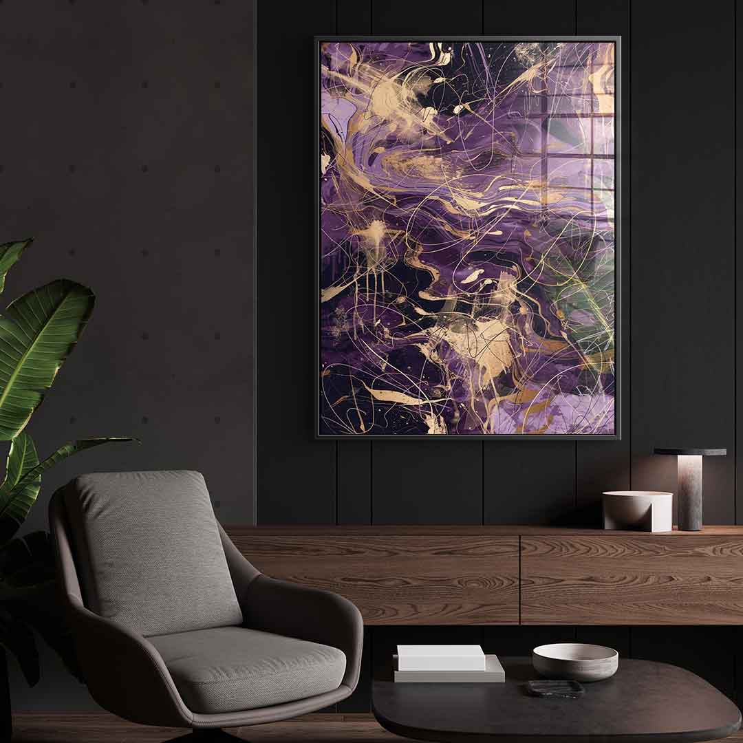 Purple Storm - Acrylglas