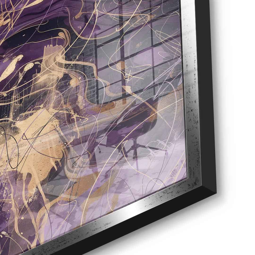Purple Storm - Acrylglas