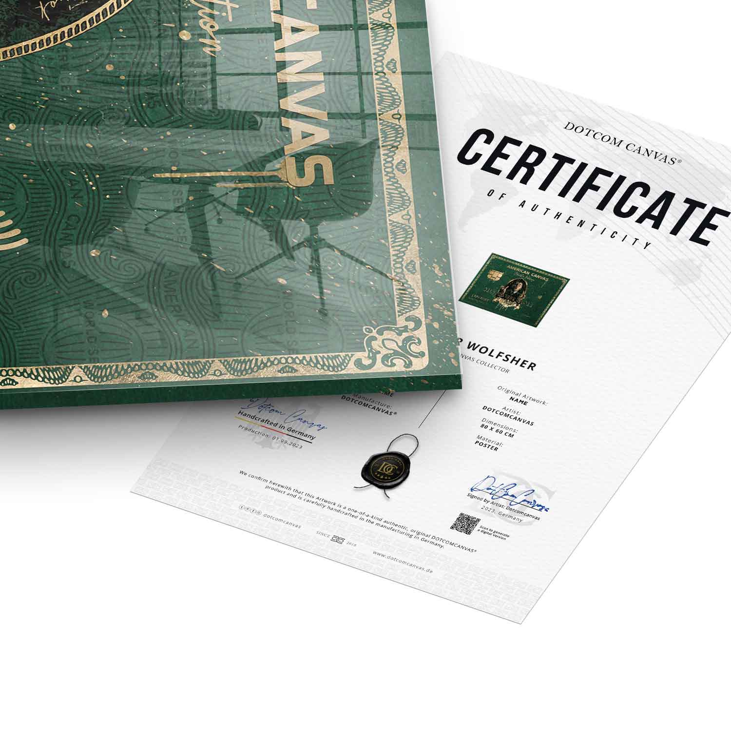 Royal American Canvas - acrylic glass