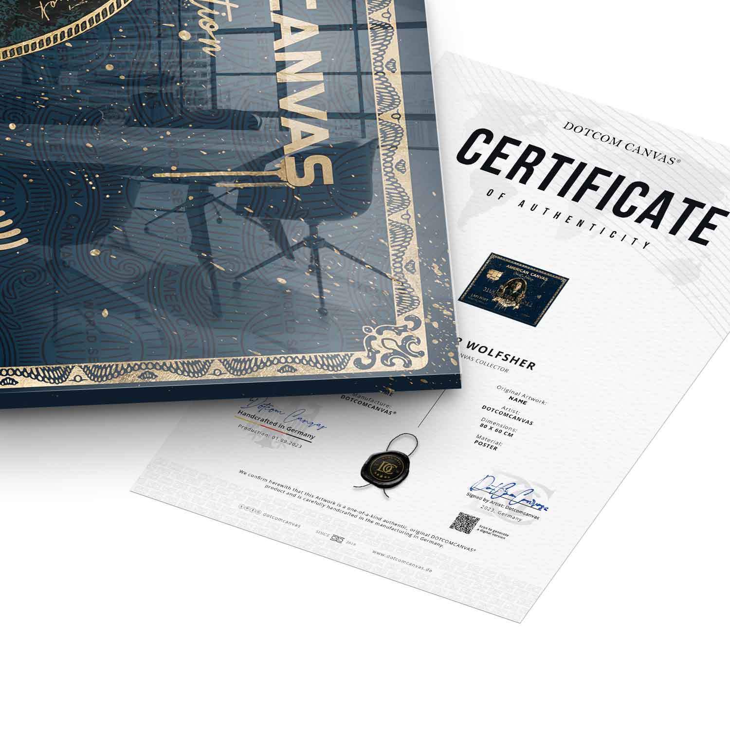 Royal American Canvas - acrylic glass