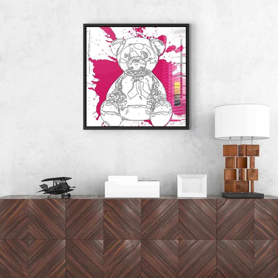 Bear Splash - Acrylglas