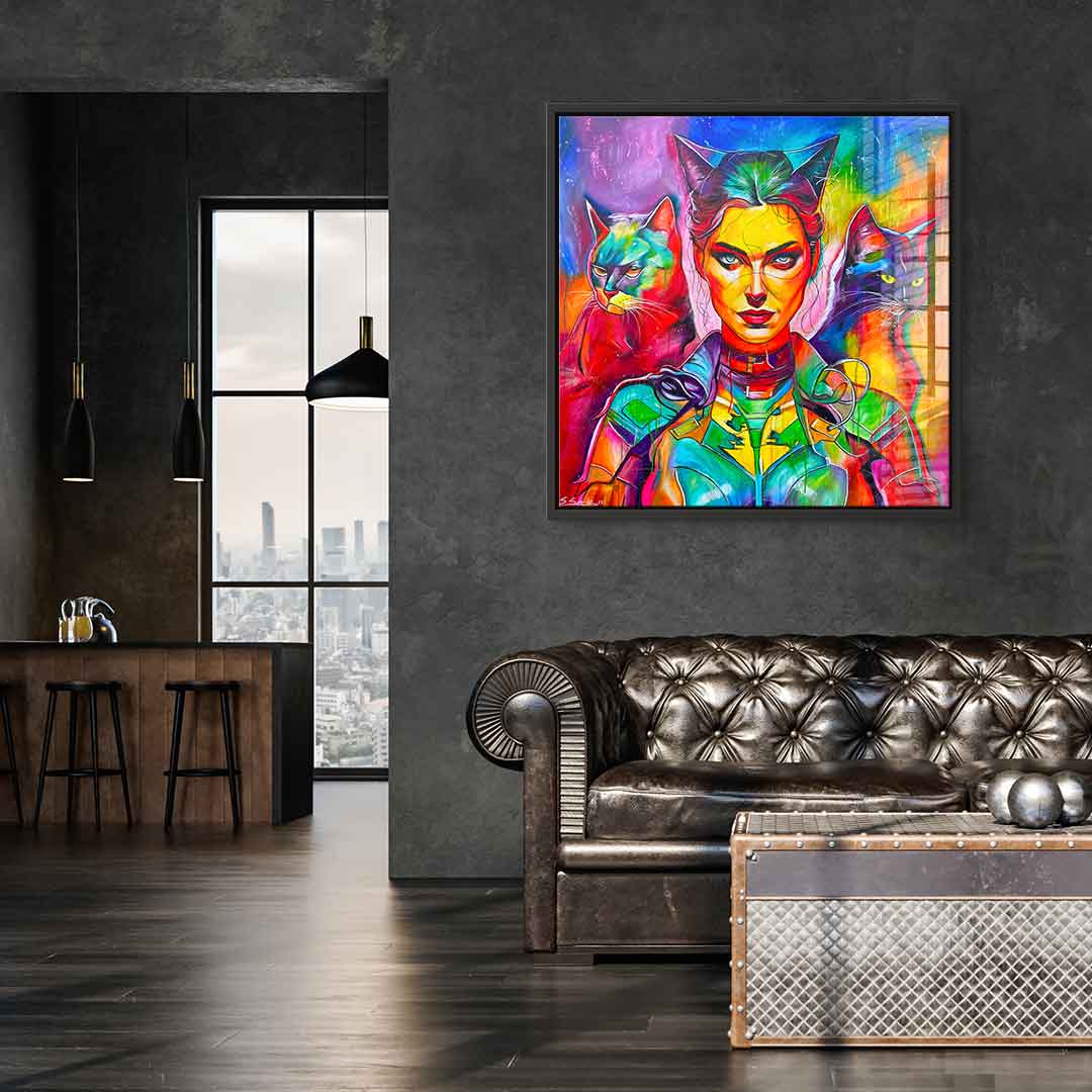 Catwoman Reloaded - Acrylglas