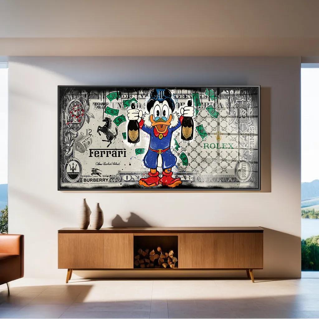 Champagne Duck - Acrylic glass