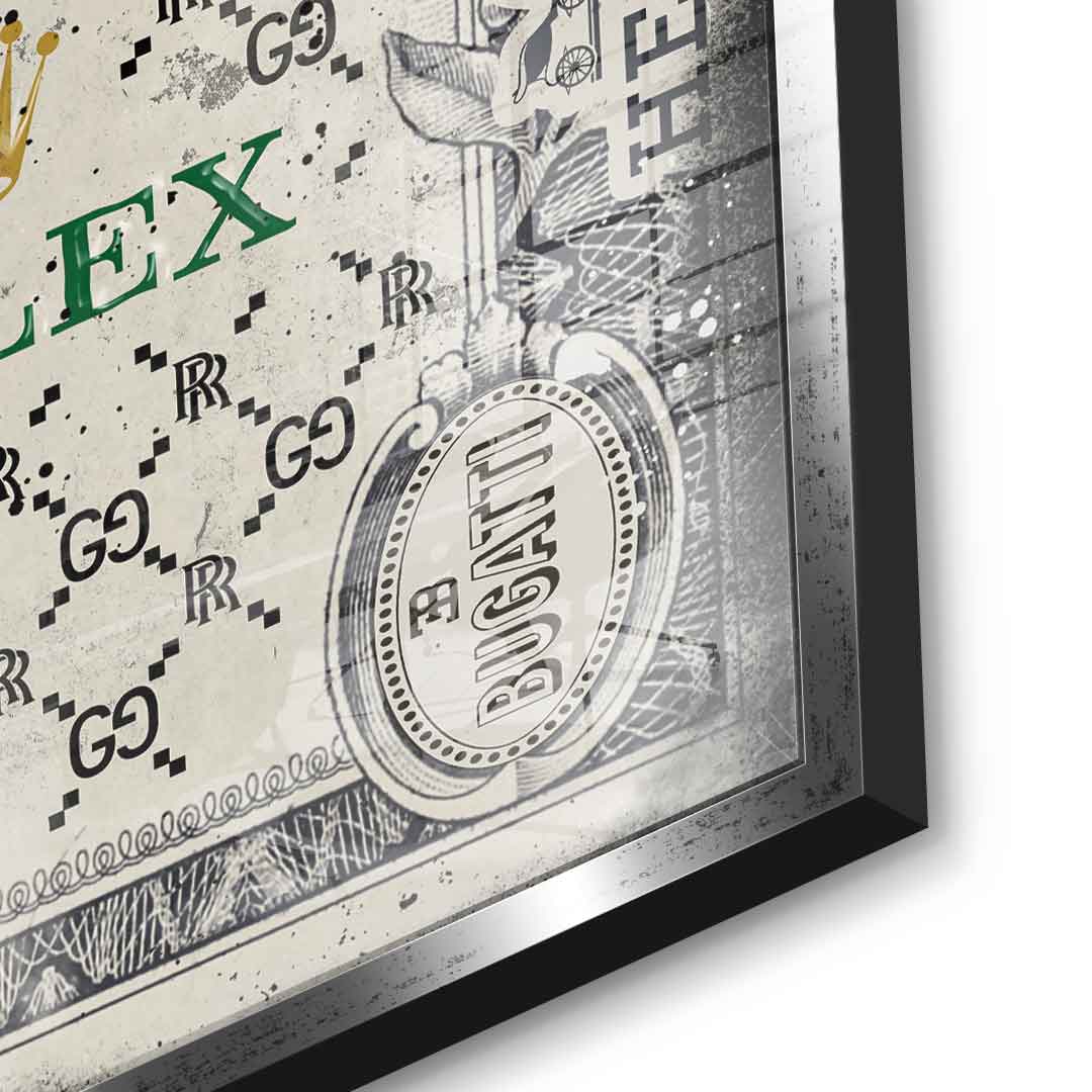 Champagne Duck - Acrylic glass