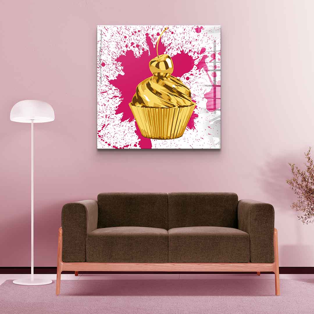 Cupcake Splash - Acrylglas