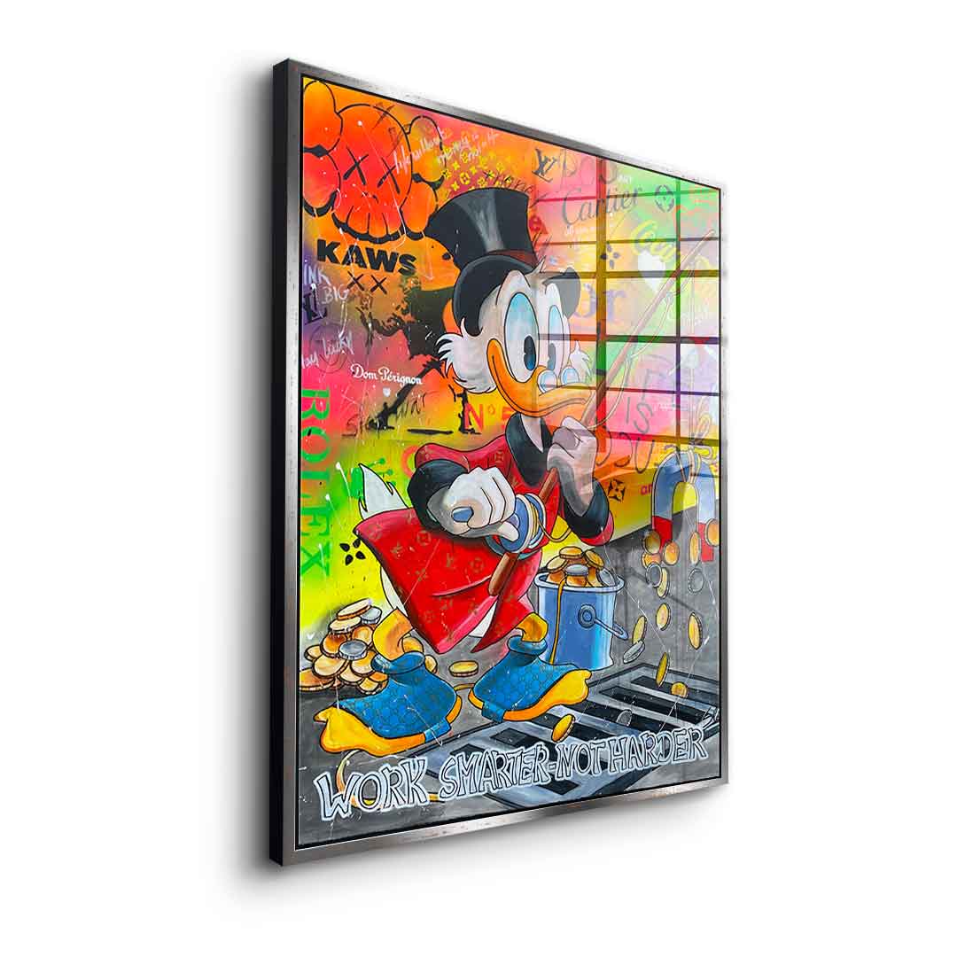 Work Smarter not Harder - Acrylglas