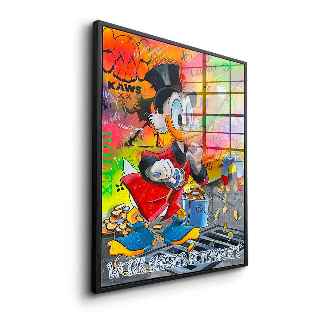 Work Smarter not Harder - Acrylglas