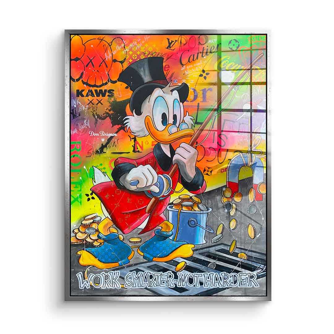 Work Smarter not Harder - Acrylglas