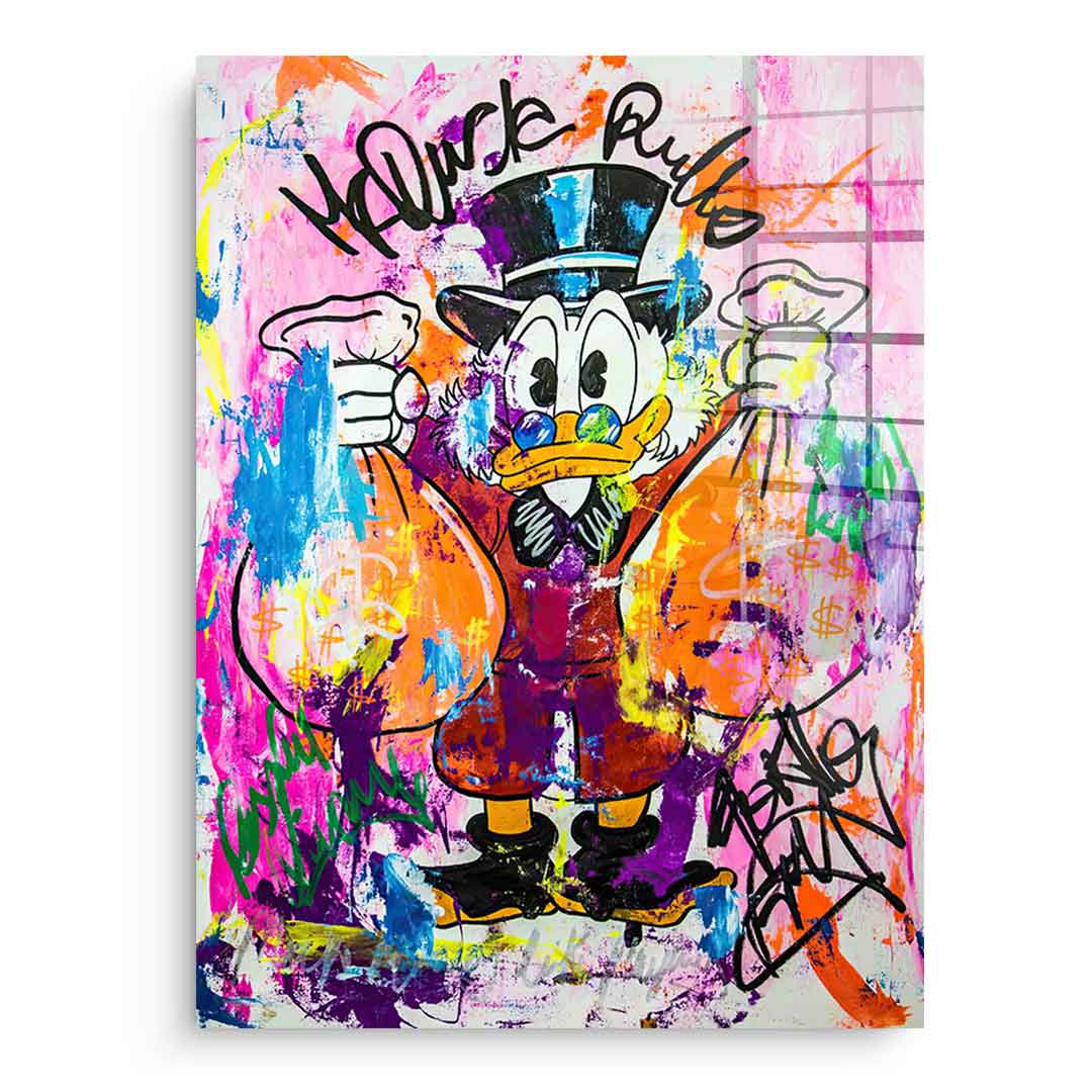 Money Bags Rules - Acrylic glass