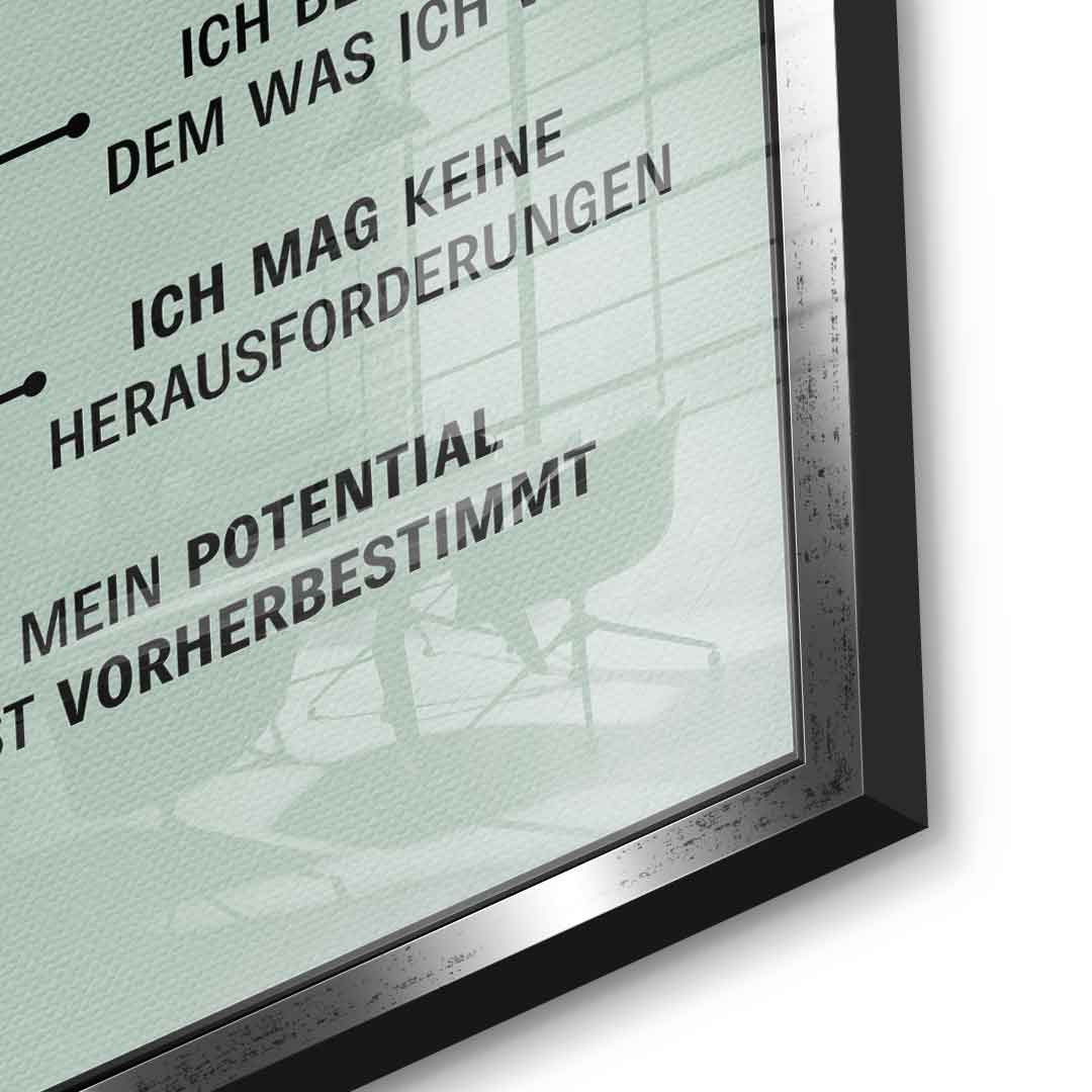 Growth mindset versus fixed mindset - Acrylglas