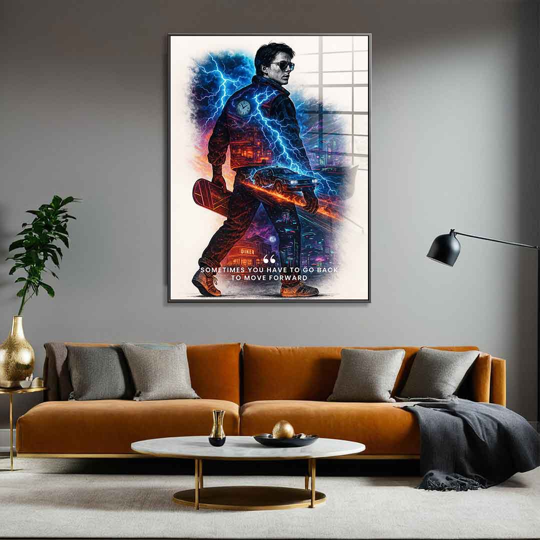 Go Back to Move Forward - Acrylglas