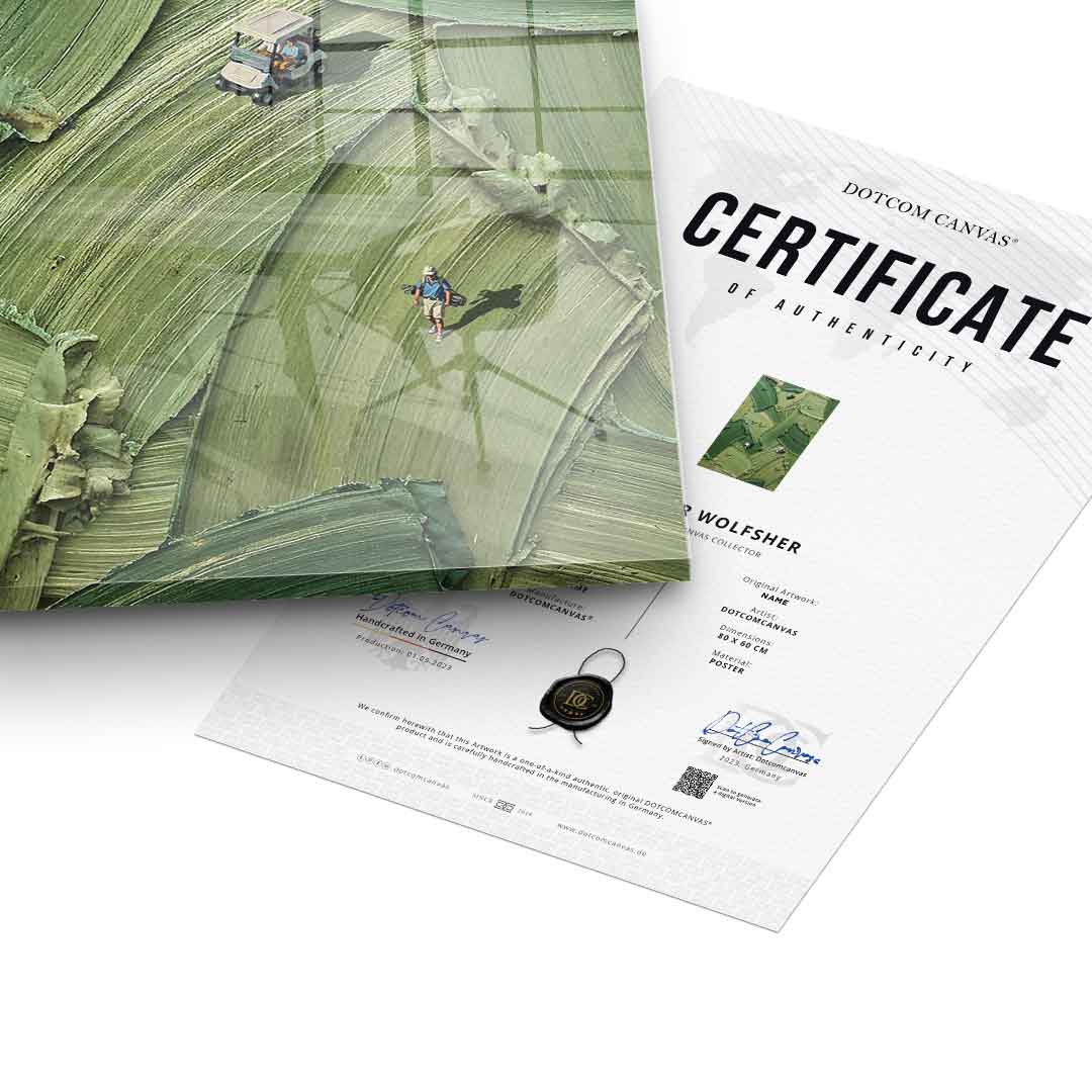 Golf in Action - Acrylglas