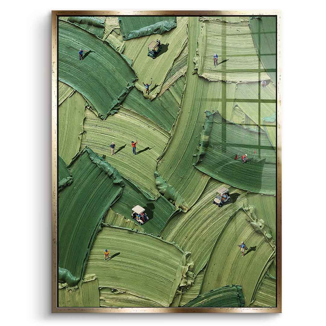 Golf in Action - Acrylglas