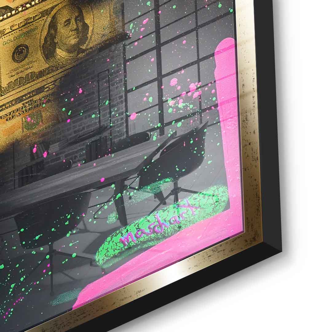 Invest your money - Acrylglas