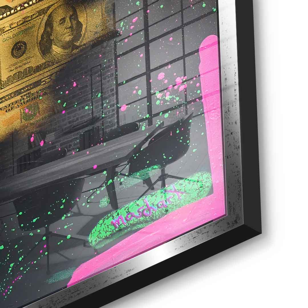 Invest your money - Acrylglas