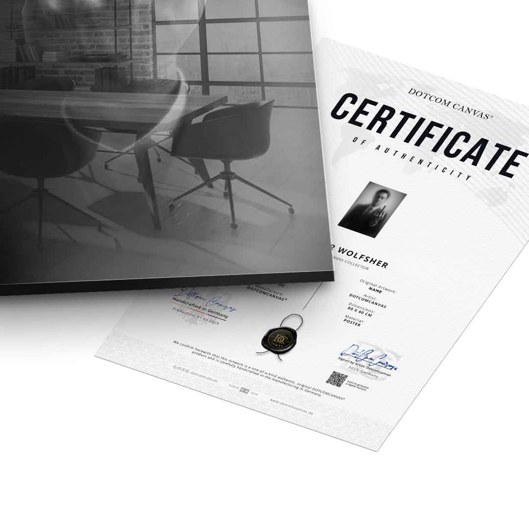 J. Belfort's Silhouette - Acrylglas