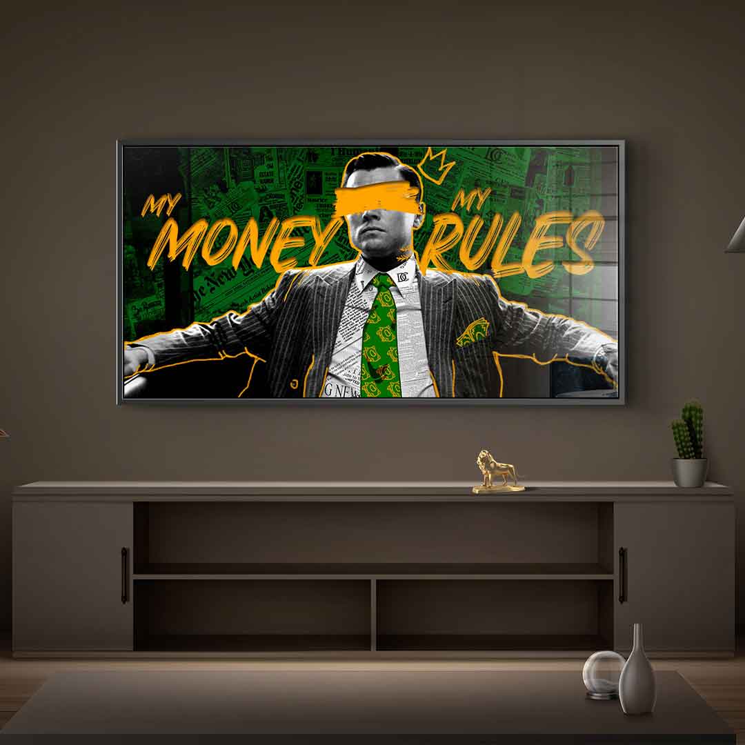 My Money My Rules - Acrylglas