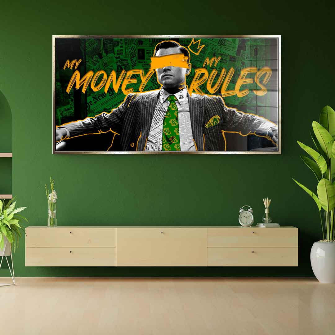 My Money My Rules - Acrylglas