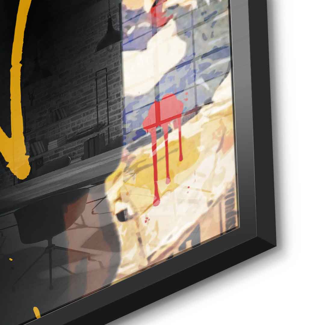 KINETIC 4 - STREETY MAGRITTE - Acrylglas