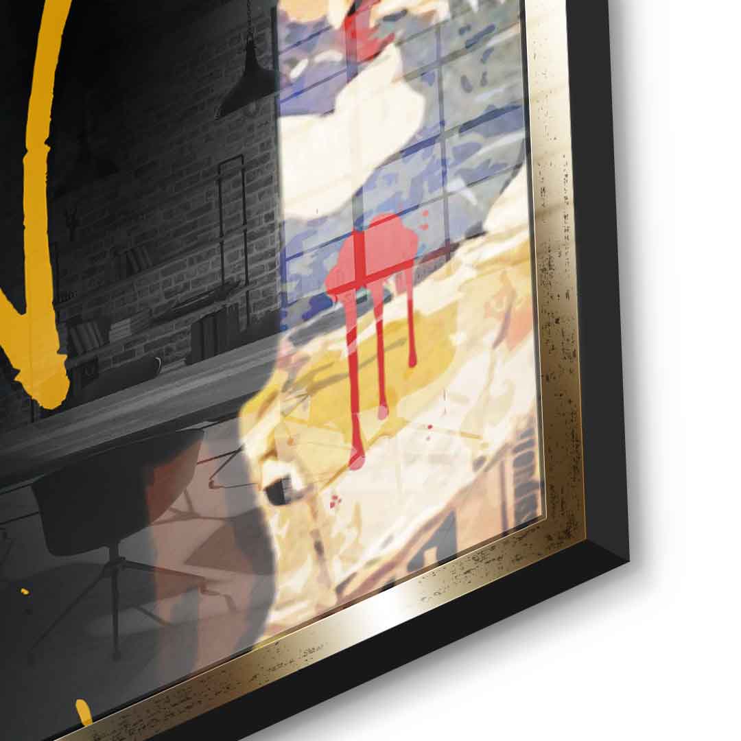 KINETIC 4 - STREETY MAGRITTE - Acrylglas