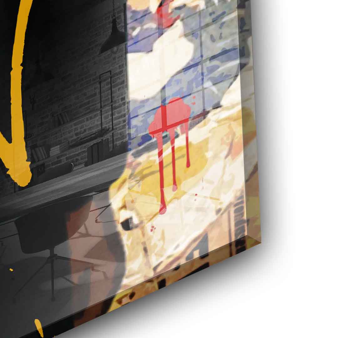 KINETIC 4 - STREETY MAGRITTE - Acrylglas