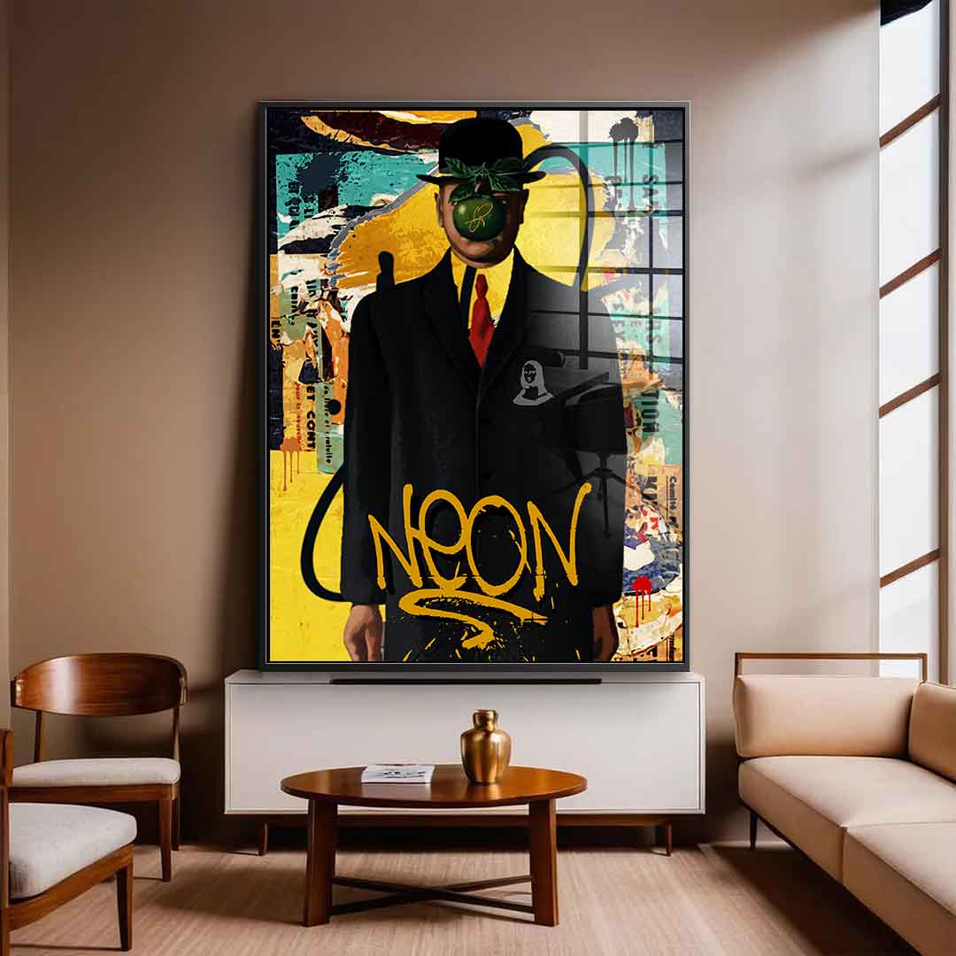 KINETIC 4 - STREETY MAGRITTE - Acrylglas