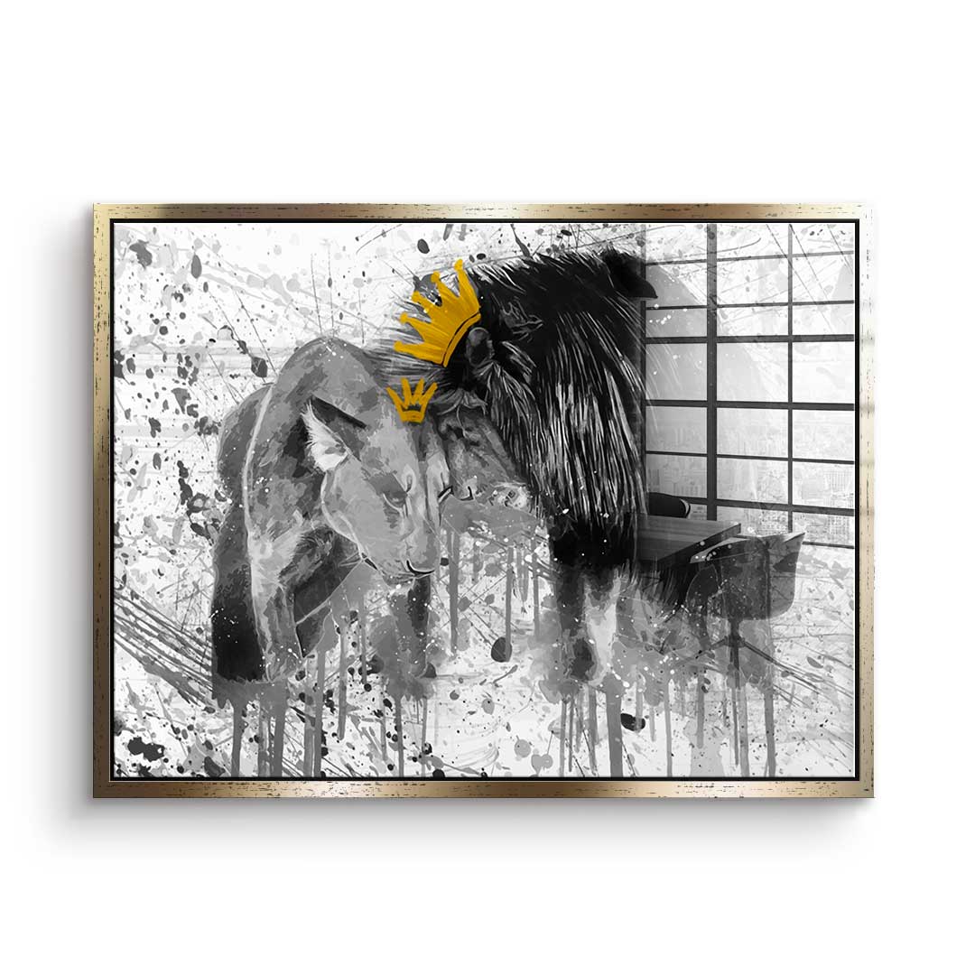 King & Queen - Acrylglas