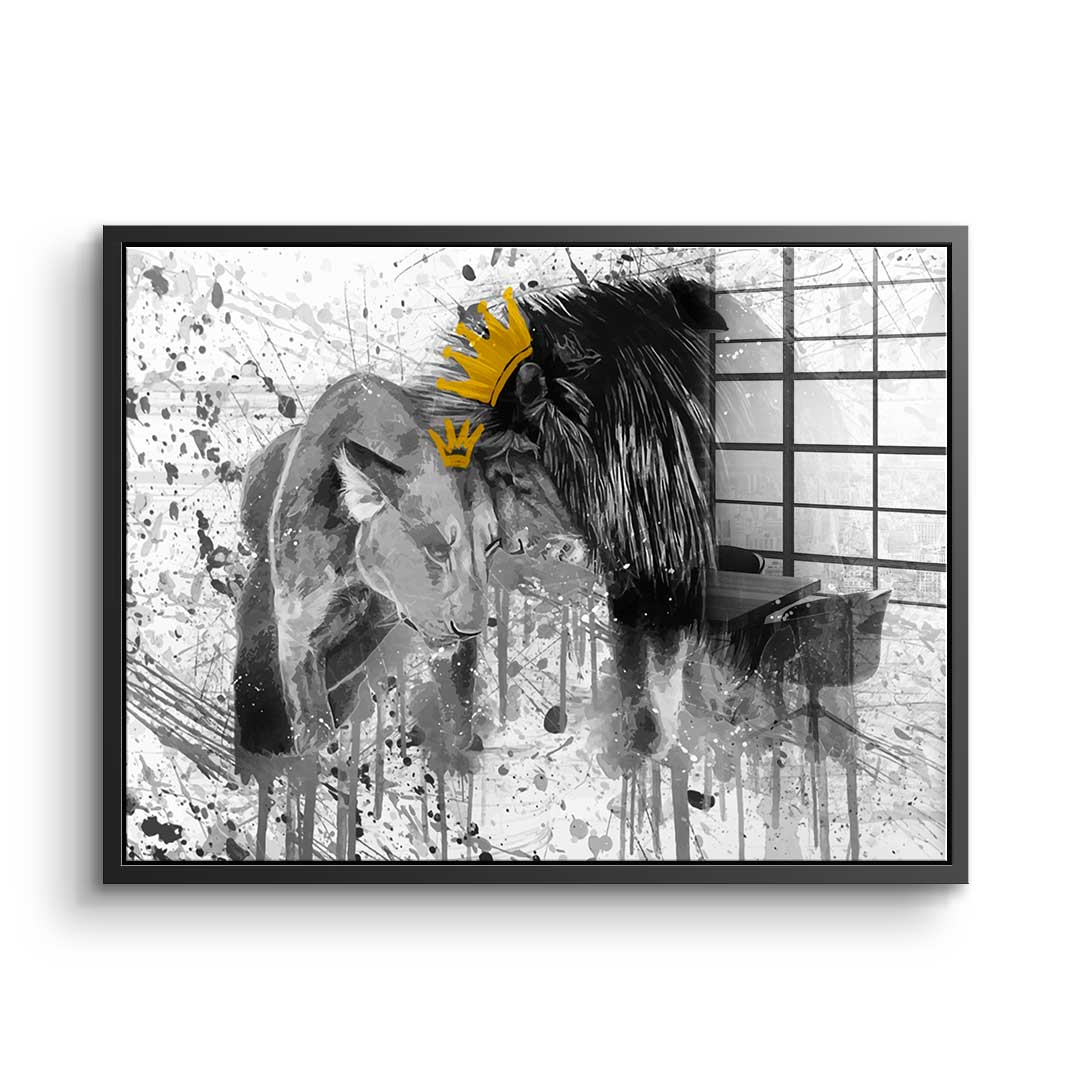 King & Queen - Acrylglas