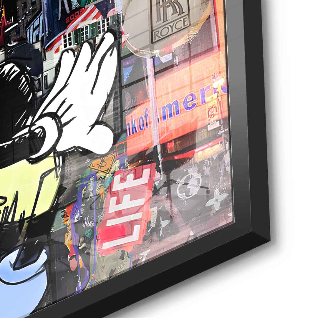 Kiss in New York City - Acrylglas