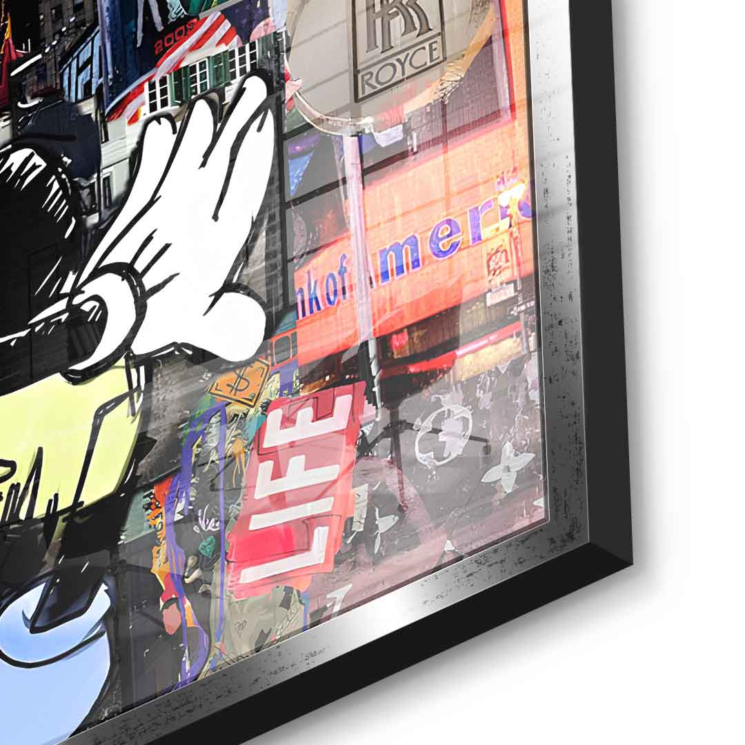 Kiss in New York City - Acrylglas