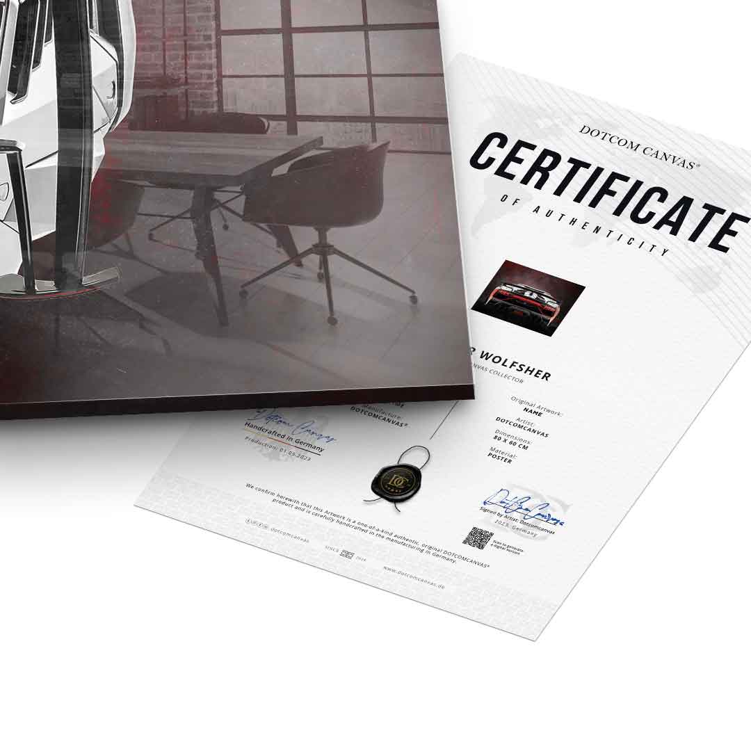 Lambo Backside - Acrylic glass