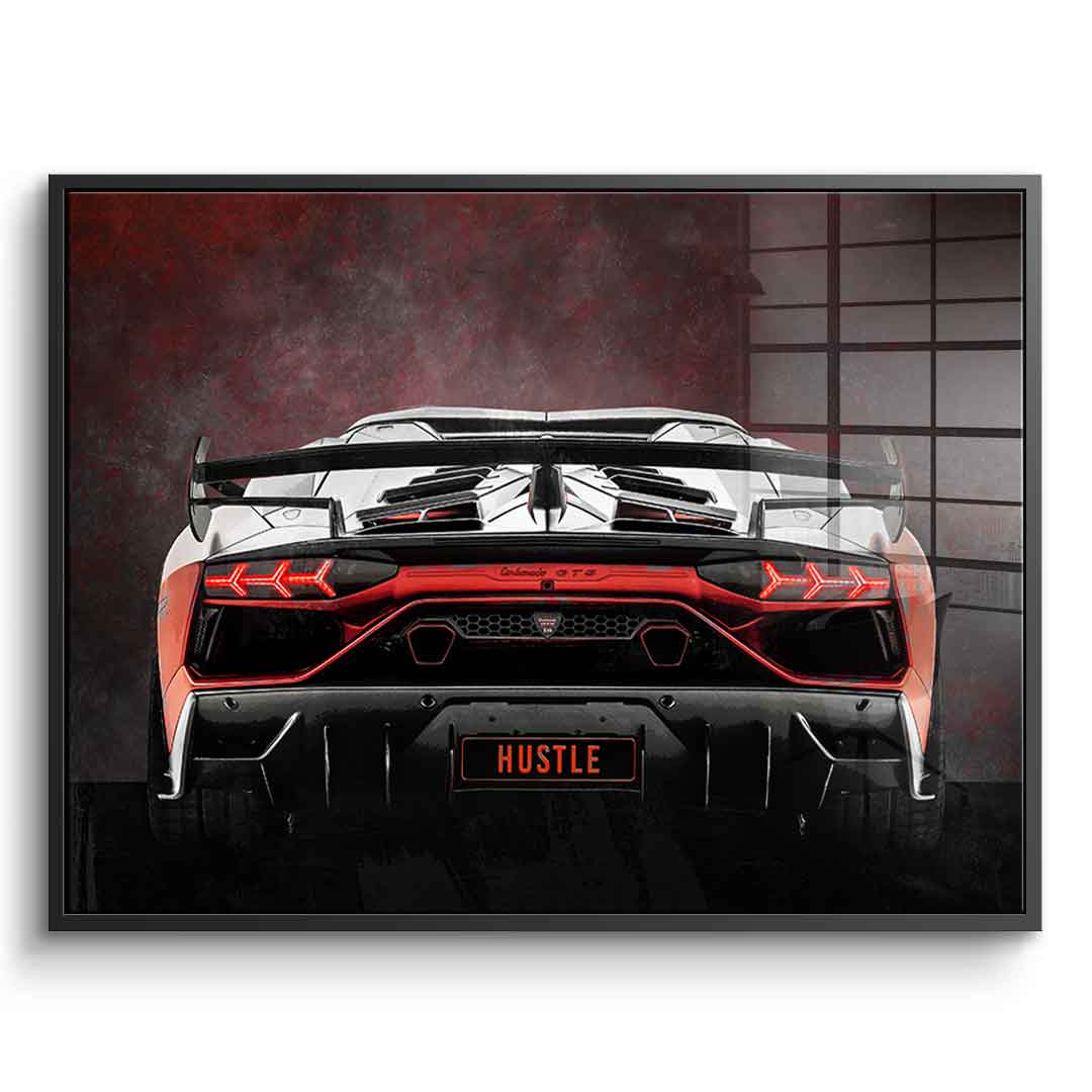 Lambo Backside - Acrylic glass