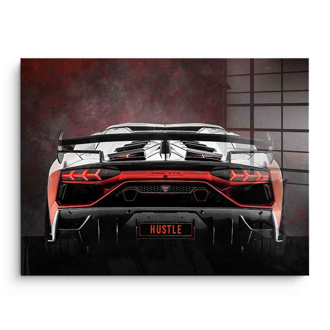 Lambo Backside - Acrylic glass
