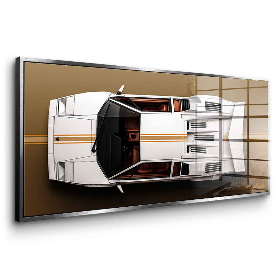 Lamborghini Countach - Acrylic glass