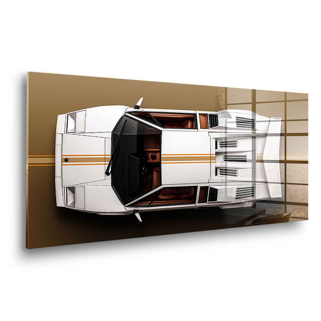 Lamborghini Countach - Acrylic glass