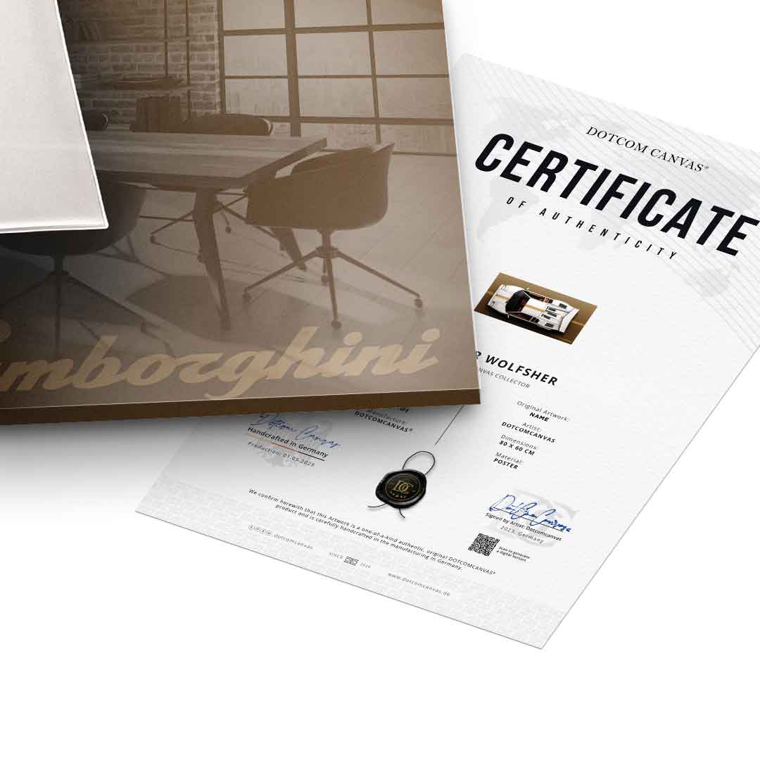 Lamborghini Countach - Acrylic glass