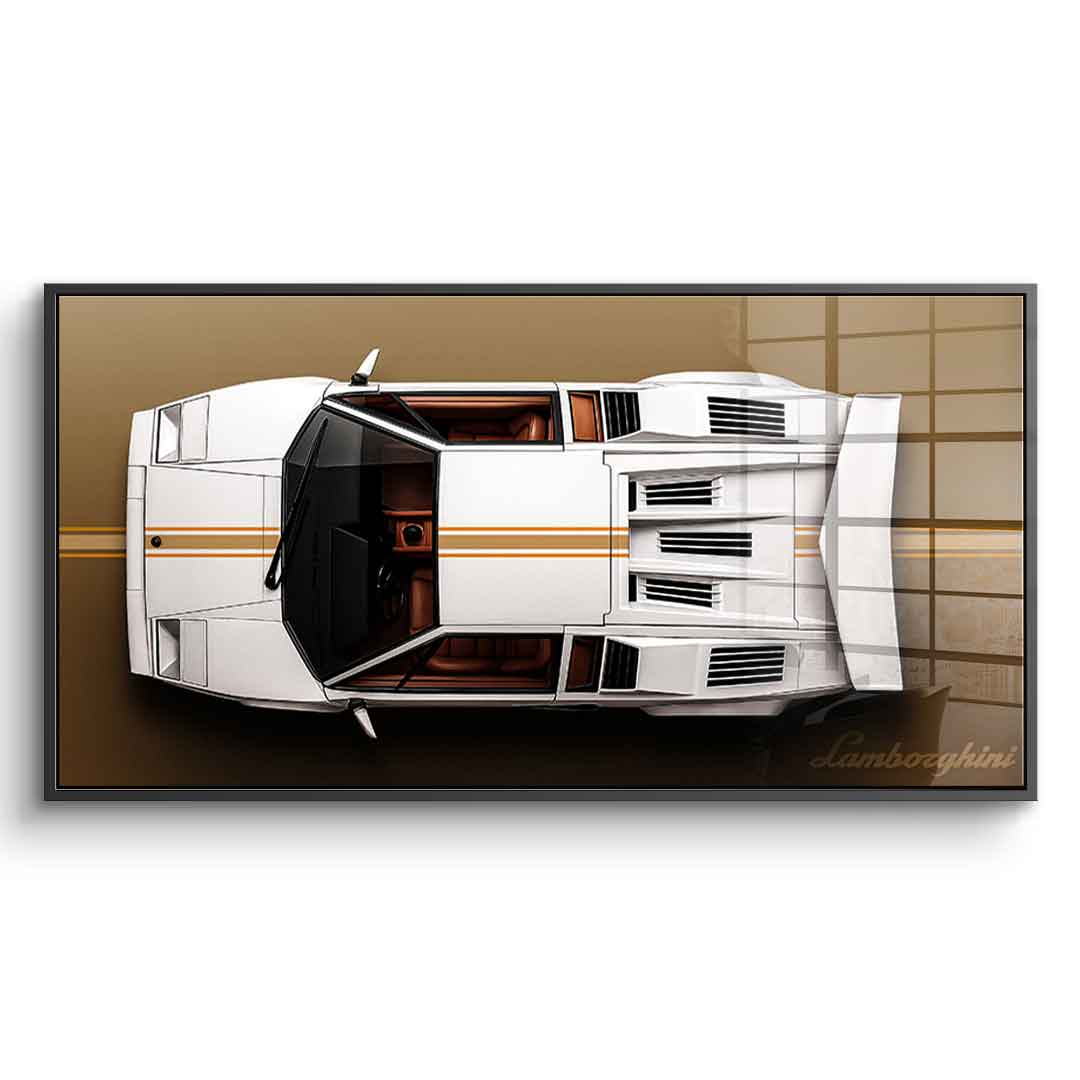 Lamborghini Countach - Acrylic glass