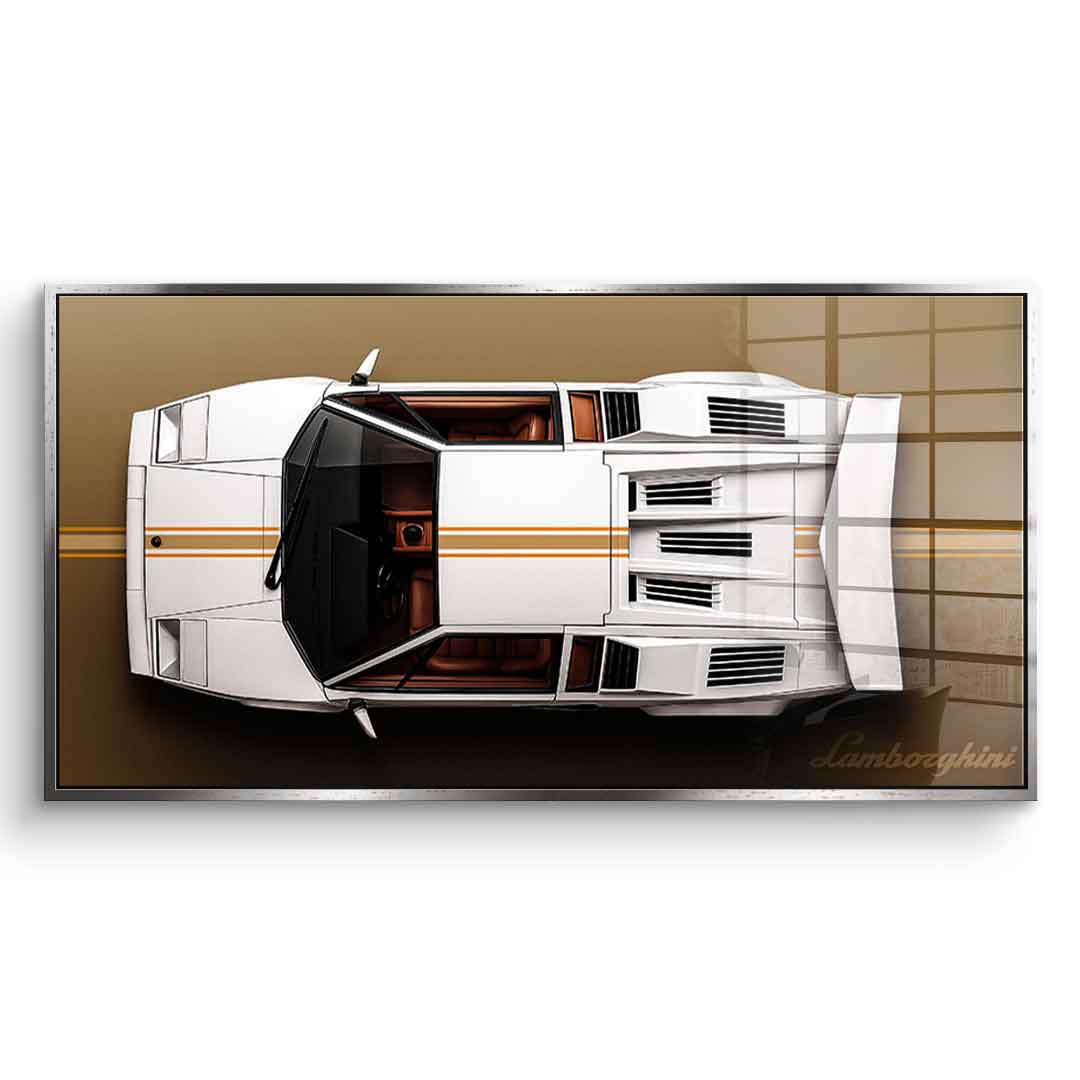 Lamborghini Countach - Acrylic glass