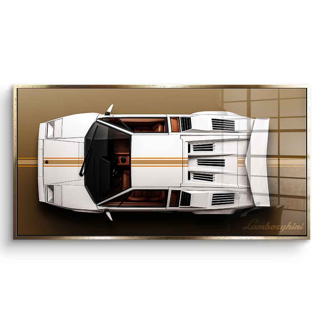 Lamborghini Countach - Acrylic glass