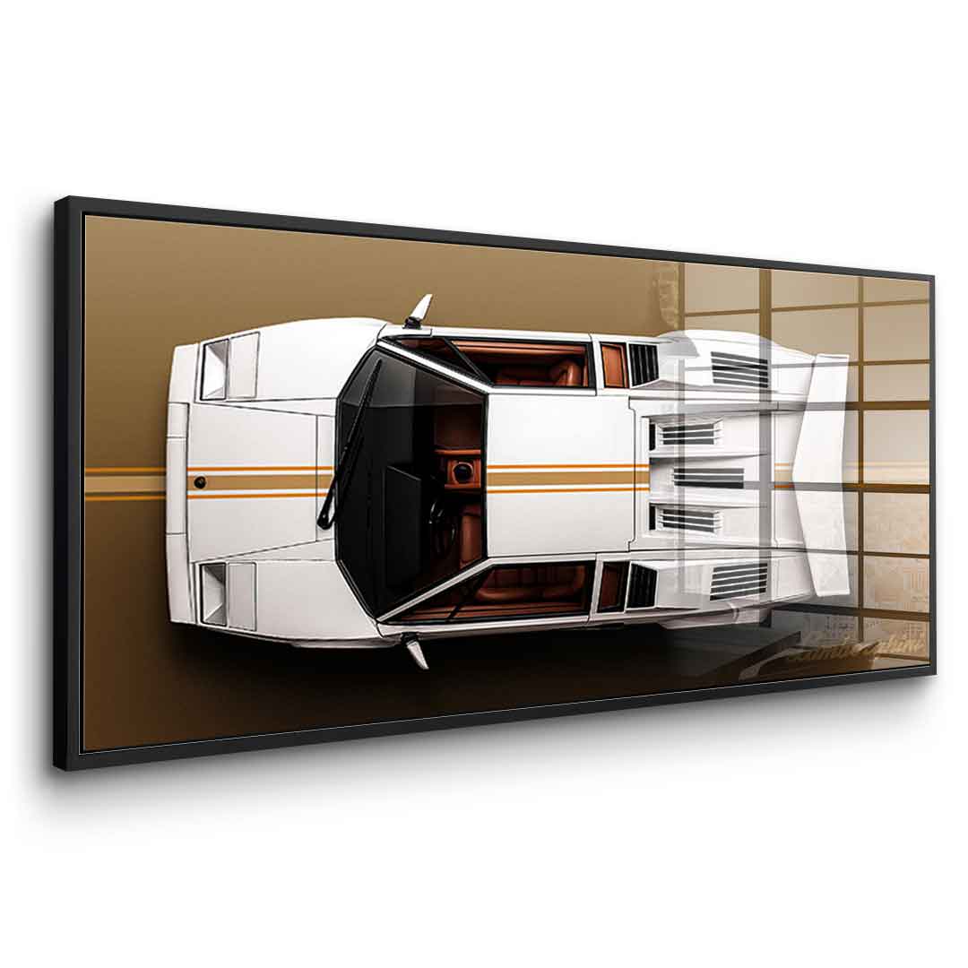 Lamborghini Countach - Acrylic glass
