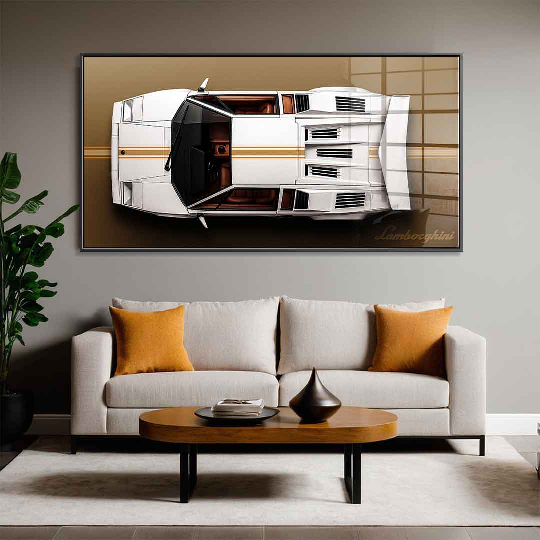 Lamborghini Countach - Acrylic glass